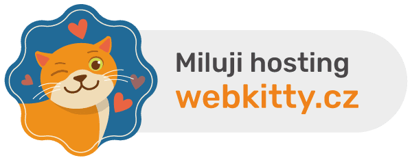 Miluji hosting Webkitty.cz